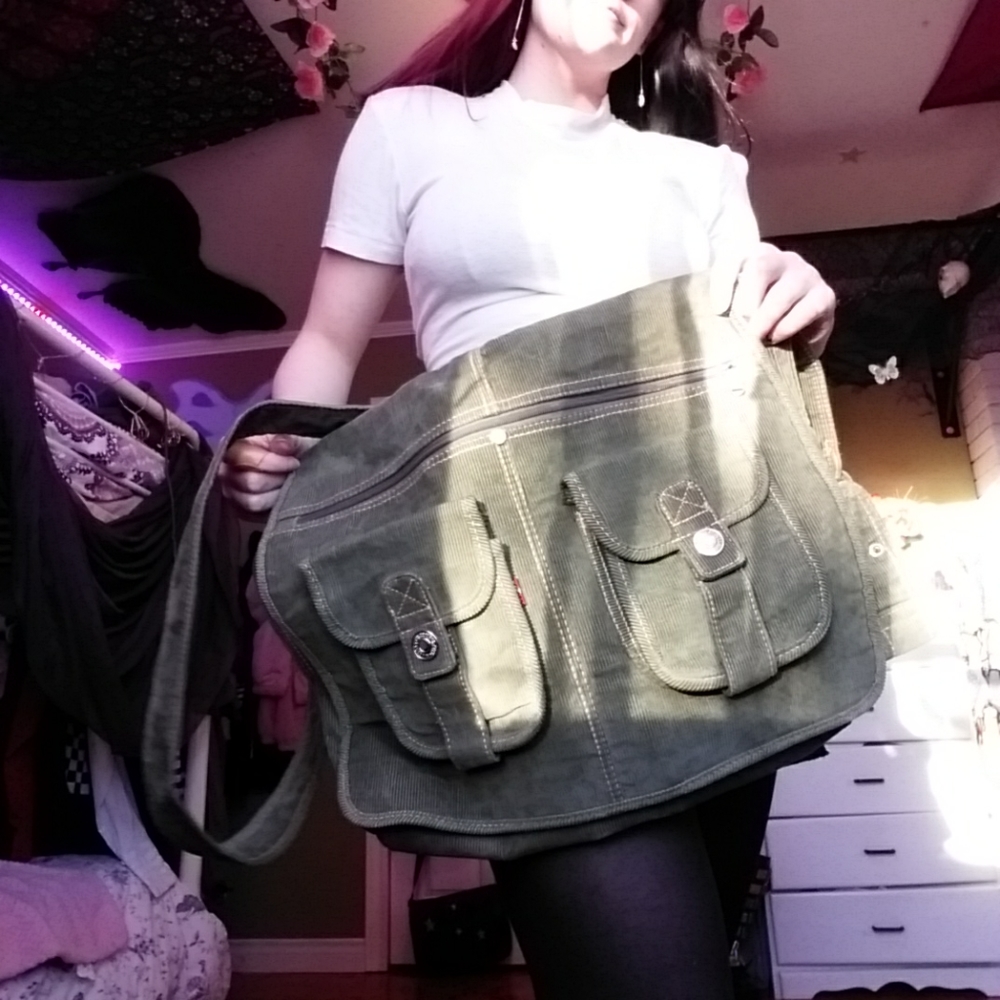 corduroy bag